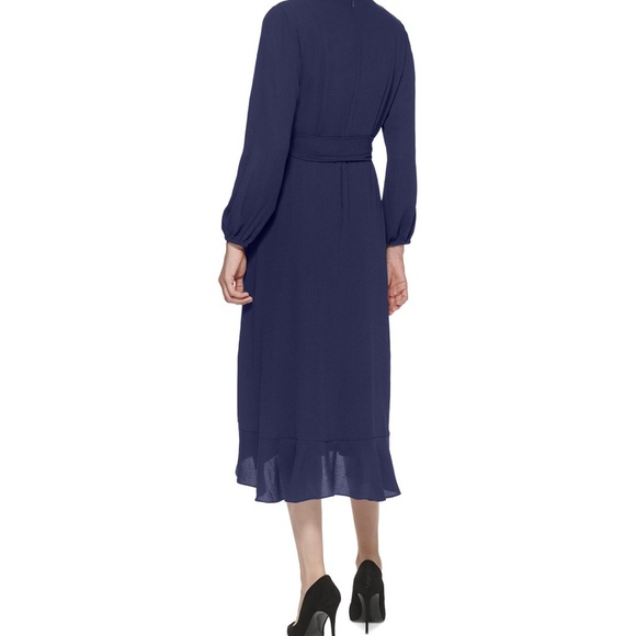 Petite Ruffled High-Low Dress - Picture 2 of 3